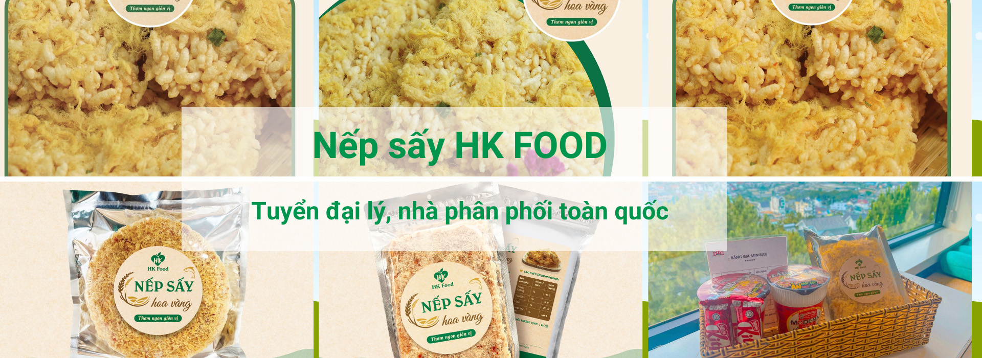 Cơm cháy HK Food tuyển đại lý, nhà phân phối toàn quốc