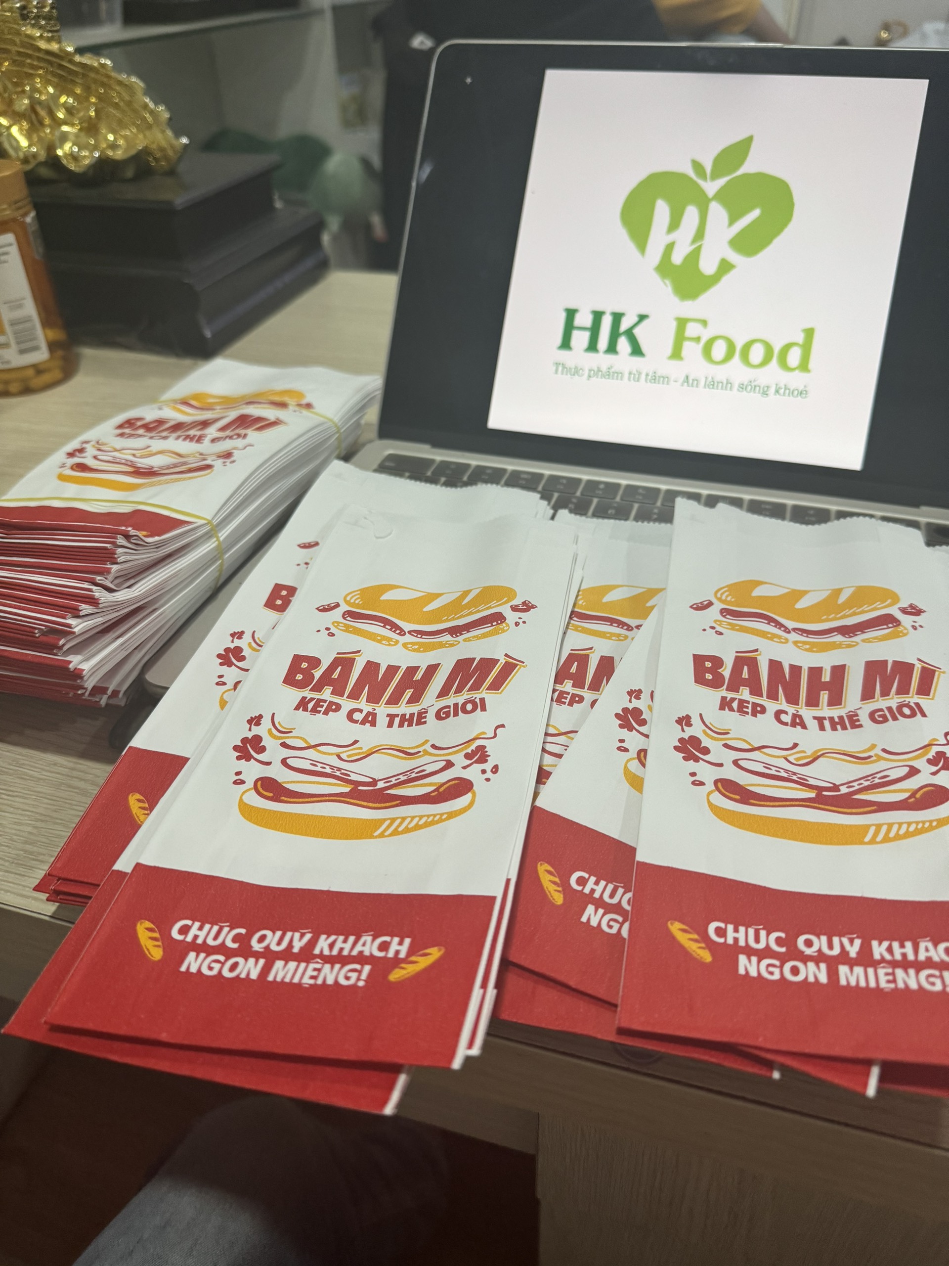 Túi bánh mì kraft cao cấp 2 màu